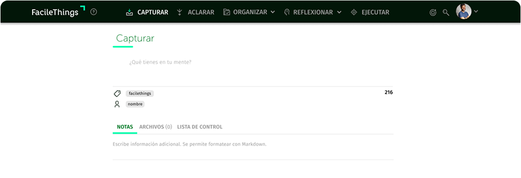 FacileThings app